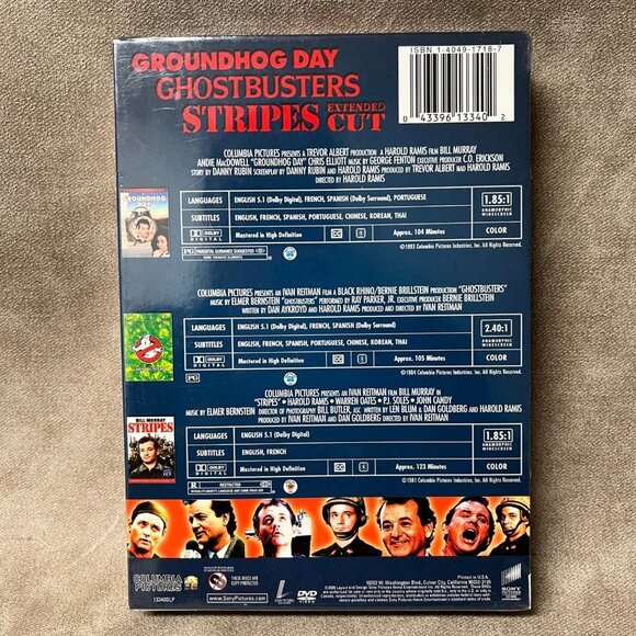 Stripes [Extended Cut], Ghostbusters, Groundhog Day Box Set - Picture 2 of 2